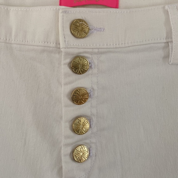 Lilly Pulitzer Stretch Wide-Leg Crop Jeans - Picture 2 of 7